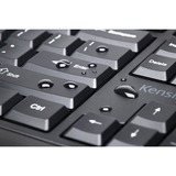 Kensington Pro Fit Ergo teclado RF inalámbrica + USB QWERTZ Alemán Negro negro, Completo (100%), RF inalámbrica + USB, QWERTZ, Negro