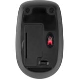 Kensington Ratón portátil inalámbrico Pro Fit®: negro negro, Ambidextro, Laser, RF inalámbrico, 1000 DPI, Negro