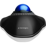 Kensington Trackball Orbit® con anillo de desplazamiento negro/Azul, Ambidextro, Óptico, USB tipo A, Negro