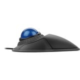 Kensington Trackball Orbit con anillo de desplazamiento negro/Azul, Ambidextro, Óptico, USB tipo A, Negro