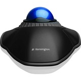 Kensington Trackball Orbit con anillo de desplazamiento negro/Azul, Ambidextro, Óptico, USB tipo A, Negro