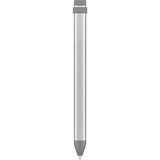 Logitech 914-000052 lápiz digital 20 g Gris, Bolígrafo para pantallas plateado/Gris, Tableta, Apple, Gris, iPad Pro 12.9" (3rd gen), iPad Pro 11", iPad (7th, 6th gen), iPad Air (3rd gen), iPad mini (5th gen), Acrilonitrilo butadieno estireno (ABS), Aluminio, Silicona, Integrado