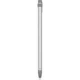 Logitech 914-000052 lápiz digital Gris, Plata 20 g, Bolígrafo para pantallas plateado/Gris, Tableta, Apple, Gris, Plata, iPad Pro 12.9" (3rd gen), iPad Pro 11", iPad (7th, 6th gen), iPad Air (3rd gen), iPad mini (5th gen), Acrilonitrilo butadieno estireno (ABS), Aluminio, Silicona, Integrado
