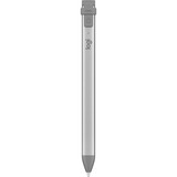 Logitech Crayon lápiz digital 20 g Gris, Bolígrafo para pantallas plateado/Gris, Tableta, Apple, Gris, iPad Pro 12.9" (3rd gen), iPad Pro 11", iPad (7th, 6th gen), iPad Air (3rd gen), iPad mini (5th gen), Acrilonitrilo butadieno estireno (ABS), Aluminio, Silicona, iOS