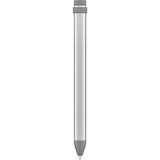 Logitech Crayon lápiz digital 20 g Gris, Bolígrafo para pantallas plateado/Gris, Tableta, Apple, Gris, iPad Pro 12.9" (3rd gen), iPad Pro 11", iPad (7th, 6th gen), iPad Air (3rd gen), iPad mini (5th gen), Acrilonitrilo butadieno estireno (ABS), Aluminio, Silicona, iOS