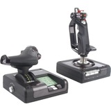 Logitech Flight Control System Negro, Plata USB 2.0 Simulador de Vuelo Analógico/Digital PC, Hotas (mando más palanca de control) Simulador de Vuelo, PC, Analógico/Digital, Alámbrico, USB 2.0, Negro, Plata