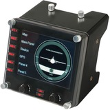 Logitech Flight Instrument Panel Negro USB 2.0 Simulador de Vuelo Analógico/Digital PC, Panel de instrumentos negro, Simulador de Vuelo, PC, Analógico/Digital, Alámbrico, USB 2.0, Negro