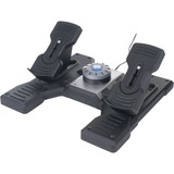 Logitech Flight Rudder Pedals Negro, Plata USB Simulador de Vuelo Analógico/Digital PC, Pedales Simulador de Vuelo, PC, Analógico/Digital, Alámbrico, USB, Negro, Plata