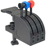 Logitech Flight Throttle Quadrant Negro, Azul, Rojo USB 2.0 Simulador de Vuelo Analógico/Digital PC, 2152 Simulador de Vuelo, PC, Analógico/Digital, Alámbrico, USB 2.0, Negro, Azul, Rojo