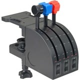 Logitech Flight Throttle Quadrant Negro, Azul, Rojo USB 2.0 Simulador de Vuelo Analógico/Digital PC, Schubregler Simulador de Vuelo, PC, Analógico/Digital, Alámbrico, USB 2.0, Negro, Azul, Rojo