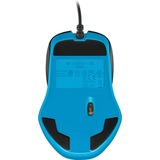 Logitech G300s ratón mano derecha USB tipo A Óptico 2500 DPI, Ratones para gaming mano derecha, Óptico, USB tipo A, 2500 DPI, 1 ms, Negro, Azul