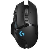 Logitech G502 ratón RF inalámbrico 16000 DPI mano derecha, Ratones para gaming negro, mano derecha, RF inalámbrico, 16000 DPI, Negro