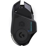 Logitech G502 ratón RF inalámbrico 16000 DPI mano derecha, Ratones para gaming negro, mano derecha, RF inalámbrico, 16000 DPI, Negro