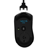 Logitech G703 Lightspeed ratón mano derecha RF inalámbrico Óptico 25600 DPI, Ratones para gaming negro, mano derecha, Óptico, RF inalámbrico, 25600 DPI, 1 ms, Negro