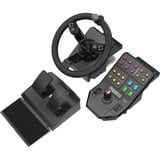 Logitech Heavy Equipment Bundle Negro USB 2.0 Volante + Pedales Analógico/Digital PC, Conjunto de simulador negro/Gris, Volante + Pedales, PC, Analógico/Digital, 900°, Alámbrico, USB 2.0