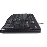 Logitech Keyboard K120 for Business teclado USB QWERTY Inglés Negro negro, Full-size (100%), Alámbrico, USB, QWERTY, Negro