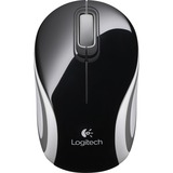 Logitech M187 ratón Ambidextro RF inalámbrico Óptico 1000 DPI negro, Ambidextro, Óptico, RF inalámbrico, 1000 DPI, Negro, Blanco