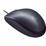 Logitech Mouse M90 ratón Ambidextro USB tipo A Óptico 1000 DPI gris oscuro, Ambidextro, Óptico, USB tipo A, 1000 DPI, Gris, Minorista