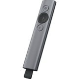 Logitech Spotlight apuntador inalámbricos Bluetooth/RF Gris, Presentador Bluetooth/RF, USB, 30 m, Gris