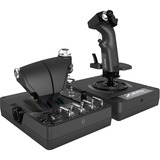 Logitech X56 HOTAS Negro USB 2.0 Simulador de Vuelo Analógico/Digital PC, Hotas (mando más palanca de control) negro, Simulador de Vuelo, PC, Analógico/Digital, Varios, Alámbrico, USB 2.0