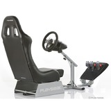Playseat® Evolution Silla para videojuegos universal Asiento acolchado Negro, Asientos de juego negro/Plateado, Silla para videojuegos universal, 122 kg, Asiento acolchado, Respaldo acolchado, Racing, MAC, PC, PlayStation 4, Playstation 2, Playstation 3, Wii, Xbox, Xbox 360, Xbox One