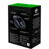 Razer Basilisk X HyperSpeed ratón mano derecha Bluetooth Óptico 16000 DPI, Ratones para gaming negro, mano derecha, Óptico, Bluetooth, 16000 DPI, Negro