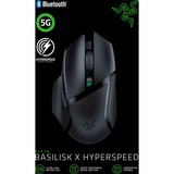 Razer Basilisk X HyperSpeed ratón mano derecha Bluetooth Óptico 16000 DPI, Ratones para gaming negro, mano derecha, Óptico, Bluetooth, 16000 DPI, Negro