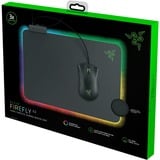 Razer Firefly V2 Alfombrilla de ratón para juegos Negro, Almohadilla de ratón para juegos negro, Negro, Monocromo, Multi, Alfombrilla de ratón para juegos