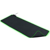 Razer Goliathus Extended Chroma Alfombrilla de ratón para juegos Negro, Almohadilla de ratón para juegos negro, Negro, Monocromo, Caucho, USB con suministro de corriente, Base antiderrapante, Alfombrilla de ratón para juegos