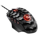 Sharkoon Drakonia II ratón mano derecha USB tipo A Óptico 15000 DPI, Ratones para gaming negro, mano derecha, Óptico, USB tipo A, 15000 DPI, 12000 pps, Negro