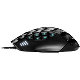 Sharkoon Drakonia II ratón mano derecha USB tipo A Óptico 15000 DPI, Ratones para gaming negro, mano derecha, Óptico, USB tipo A, 15000 DPI, 12000 pps, Negro