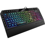 Sharkoon SKILLER SGK5 teclado USB QWERTY Inglés de EE. UU. Negro, Teclado para gaming negro, Completo (100%), USB, QWERTY, LED RGB, Negro