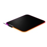 SteelSeries QcK Prism Cloth Medium Alfombrilla de ratón para juegos Negro, Almohadilla de ratón para juegos negro, Negro, Monótono, Tela, Caucho, Silicona, Multi, Alfombrilla de ratón para juegos