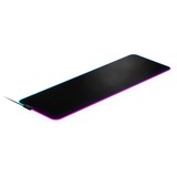 SteelSeries QcK Prism Cloth XL Alfombrilla de ratón para juegos Negro, Almohadilla de ratón para juegos negro, Negro, Monocromo, Tela, Caucho, Silicona, Multicolor, Alfombrilla de ratón para juegos
