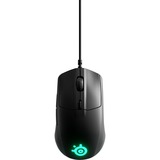 SteelSeries Rival 3 ratón mano derecha USB tipo A Óptico 8500 DPI, Ratones para gaming negro, mano derecha, Óptico, USB tipo A, 8500 DPI, 1 ms, Negro