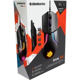 SteelSeries Rival 600 ratón mano derecha USB tipo A, Ratones para gaming negro, mano derecha, USB tipo A, Negro