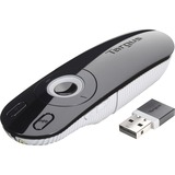 Targus Laser Presentation Remote, Presentador negro, USB, 15 m, Negro, Gris