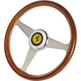 Thrustmaster 2960822 accesorio de controlador de juego Volante de carreras, Volante de recambio marrón/Plateado, Volante de carreras, Madera, Gris, Metal, China, 1 pieza(s), 108 mm
