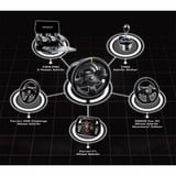 Thrustmaster 4460133 mando y volante Negro Volante + Pedales PC, Xbox One Volante + Pedales, PC, Xbox One, Negro, Xbox One