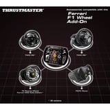 Thrustmaster Ferrari F1 Negro RF Volante Analógico PC, PlayStation 4, PlayStation 5, Playstation 3, Xbox, Volante de recambio negro/Plateado, Volante, PC, PlayStation 4, PlayStation 5, Playstation 3, Xbox, Cruceta, Analógico, Inalámbrico, RF