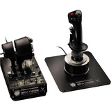 Thrustmaster Hotas Warthog Palanca de mando PC, Joystick Negro, Hotas (mando más palanca de control) negro/Plateado, Joystick Alámbrico Negro, sólo para PC