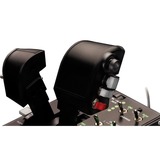 Thrustmaster Hotas Warthog Palanca de mando PC, Joystick Negro, Hotas (mando más palanca de control) negro/Plateado, Joystick Alámbrico Negro, sólo para PC