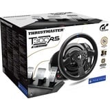 Thrustmaster T300 RS GT Negro Volante + Pedales Analógico/Digital PC, PlayStation 4, PlayStation 5, Playstation 3 negro, Volante + Pedales, PC, PlayStation 4, PlayStation 5, Playstation 3, Cruceta, Teclas de flechas, Analógico/Digital, Alámbrico, Negro