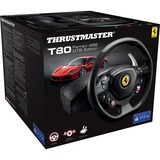 Thrustmaster T80 Ferrari 488 GTB Edition Negro Volante + Pedales Digital PlayStation 4 negro, Volante + Pedales, PlayStation 4, Digital, Alámbrico, Negro, 1 pieza(s)