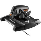 Thrustmaster TWCS Throttle Negro USB Palanca de mando Analógico PC, Palancas de empuje negro/Naranja, Palanca de mando, PC, Analógico, Alámbrico, USB, Negro