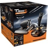Thrustmaster T-16000M FCS Hotas Negro, Naranja USB Palanca de mando Analógico/Digital PC, Hotas (mando más palanca de control) negro/Naranja, Palanca de mando, PC, Cruceta, Analógico/Digital, Alámbrico, USB