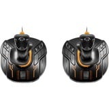Thrustmaster T.16000M FCS SPACE SIM DUO Negro, Naranja USB Palanca de mando Analógico/Digital PC negro/Naranja, Palanca de mando, PC, Cruceta, Analógico/Digital, Alámbrico, USB
