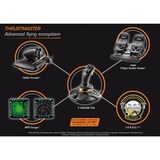 Thrustmaster T-16000M FC S Negro, Naranja USB Palanca de mando Analógico/Digital PC negro/Naranja, Palanca de mando, PC, Cruceta, Analógico/Digital, Alámbrico, USB