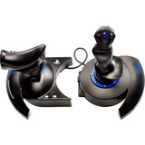 Thrustmaster T.Flight Hotas 4 Negro, Azul USB 2.0 Palanca de mando Digital PC, PlayStation 4, Hotas (mando más palanca de control) negro, Palanca de mando, PC, PlayStation 4, Digital, Alámbrico, USB 2.0, Negro, Azul