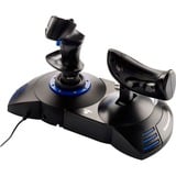 Thrustmaster T.Flight Hotas 4 Negro, Azul USB Palanca de mando Digital PC, PlayStation 4, PlayStation 5, Hotas (mando más palanca de control) negro, Palanca de mando, PC, PlayStation 4, PlayStation 5, Digital, Alámbrico, USB, Negro, Azul